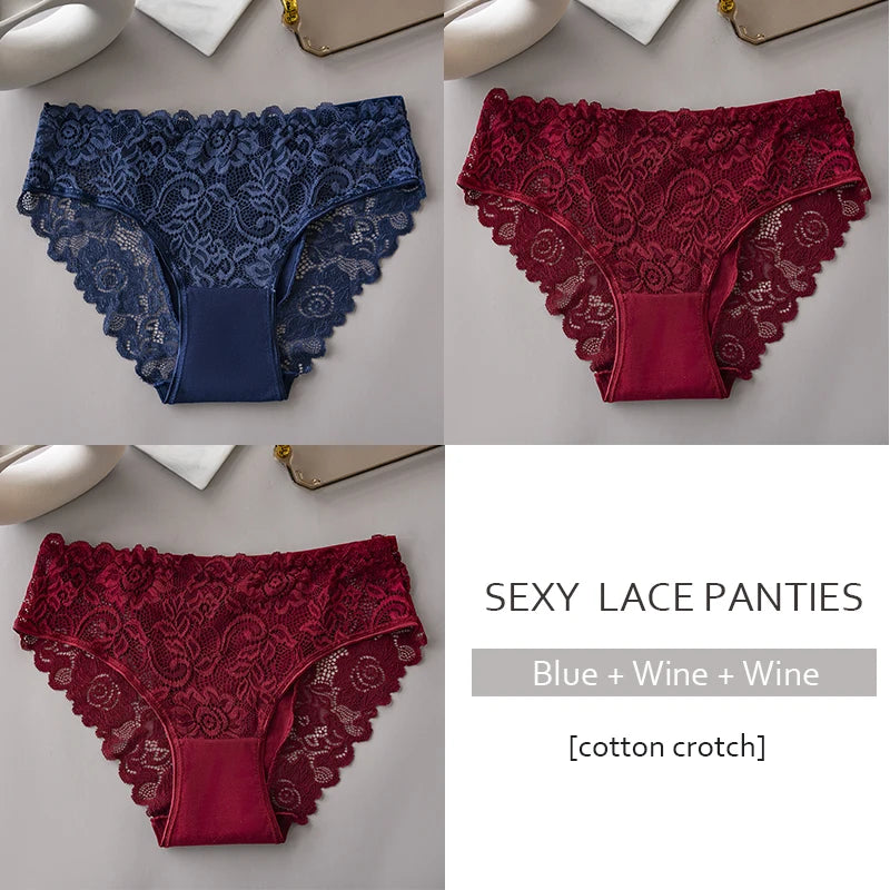 Women Briefs Sexy Hollow Lingerie Female Underwear Ladies in USA