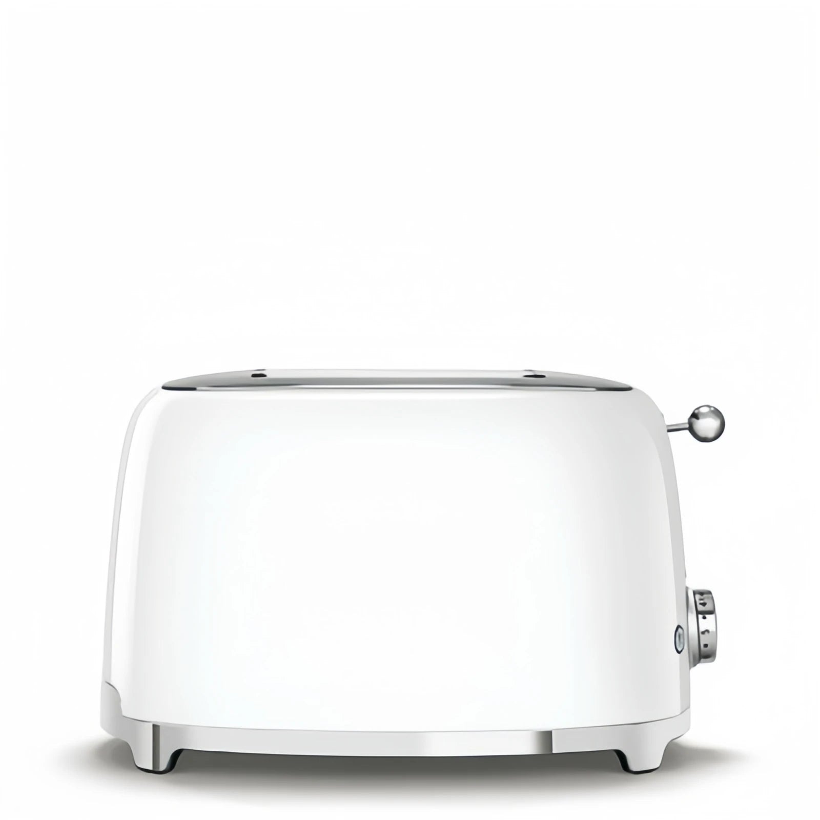 Toaster 2 slice Cream Glossy 50_s Style Aesthetic in USA.