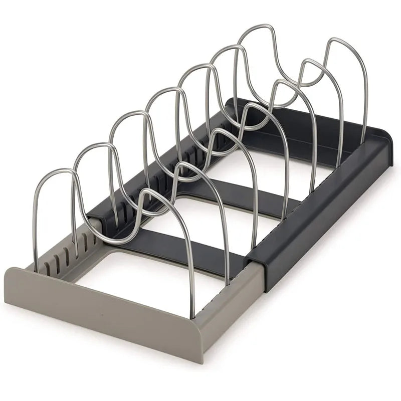 Expandable Pot And Pan Organizers Rack Stainless Steel Kitchen in USA.