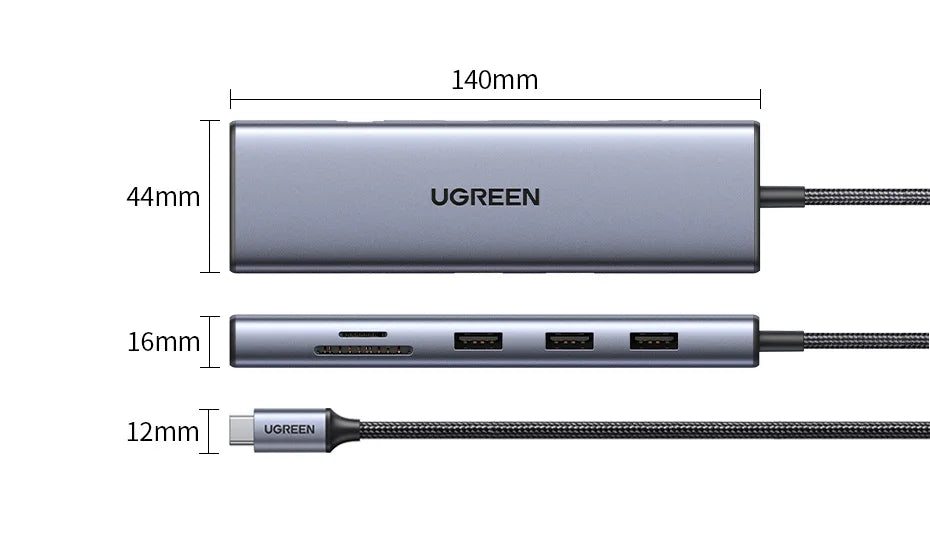 UGREEN USB HUB Type HDMI Ethernet MacBook iPad IN USA.