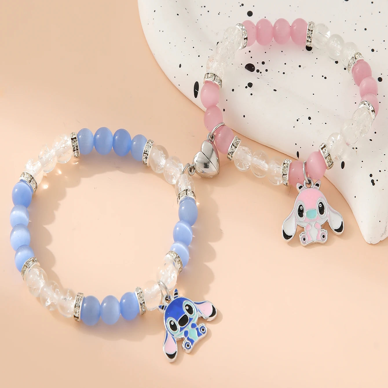 New Cute Ohana Stitch Bracelets For Men Women Lover Means in USA.