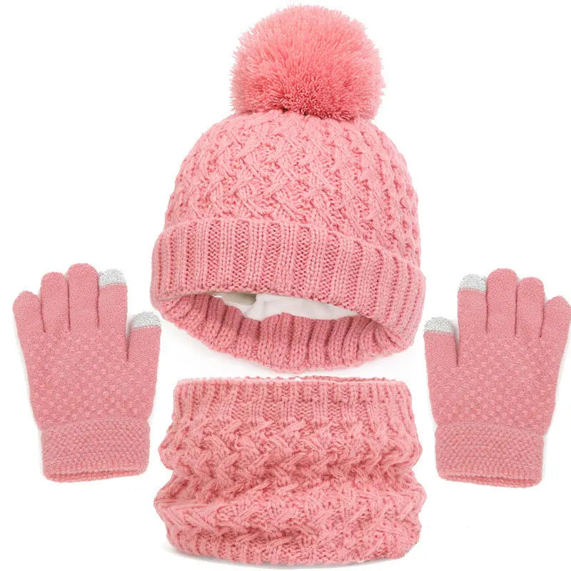 Luxury Fashion Scarves Children Knitted Beanie Cap Cute in USA