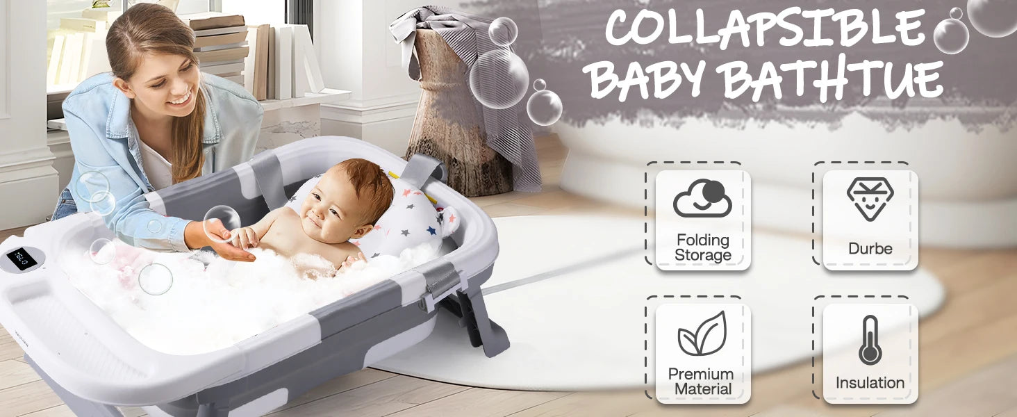 Baby Bathtub Newborn to Toddler Portable in USA