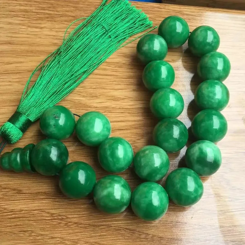 Natural Green Jade Beads Jasper Jadeite Jade Bracelet in USA.