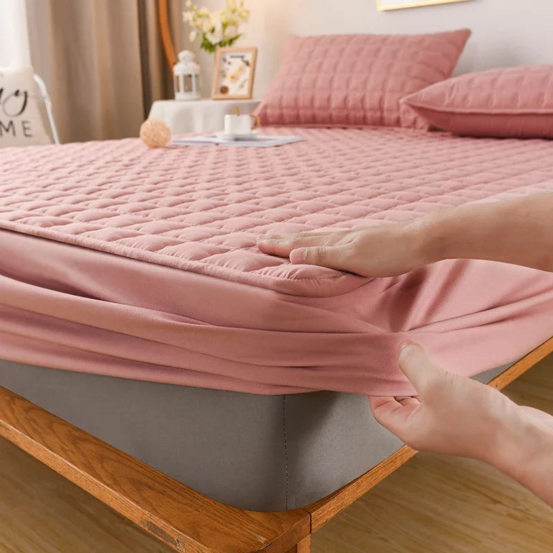 Waterproof Cotton Fitted Bed Sheet Anti-mite in USA.