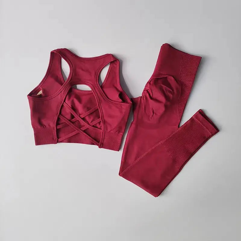 Women's tracksuit Fitness Suit Yoga Sets Sportswear in USA