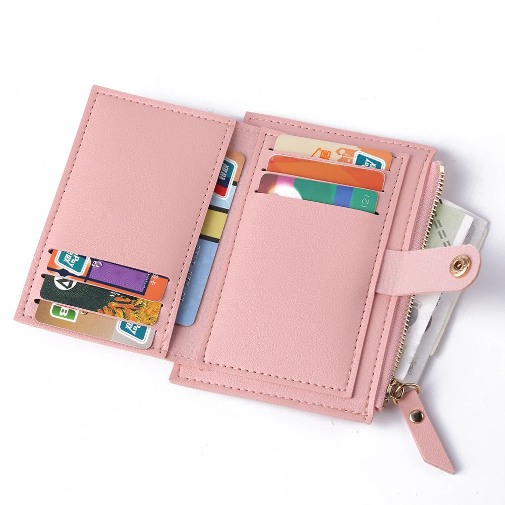 Women Wallets PU Leather Female Purse Mini Hasp in USA