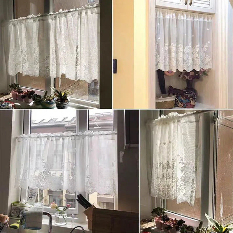 European White Lace Curtains IN USA.