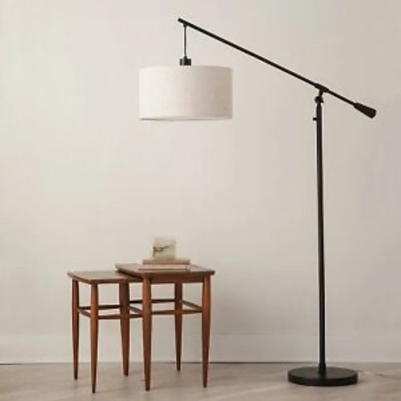 Bronze cantilever hanging floor lamp IN USA.