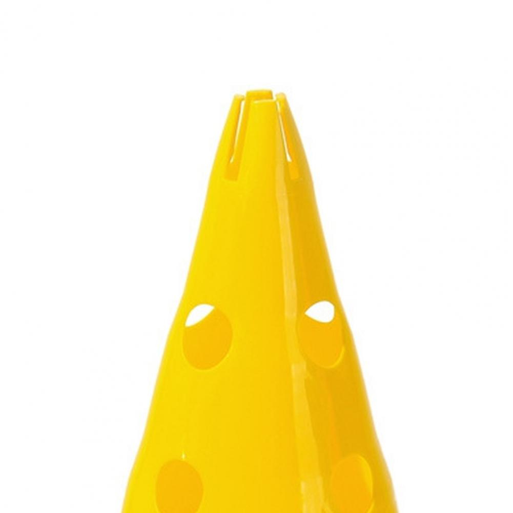 Soccer Training Cone Hole Design Bright Color Resilient Anti-cracking 