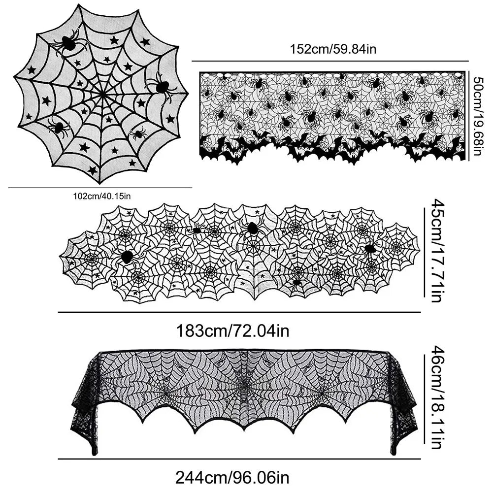 Halloween Decorations Lace Spider Web Halloween in USA