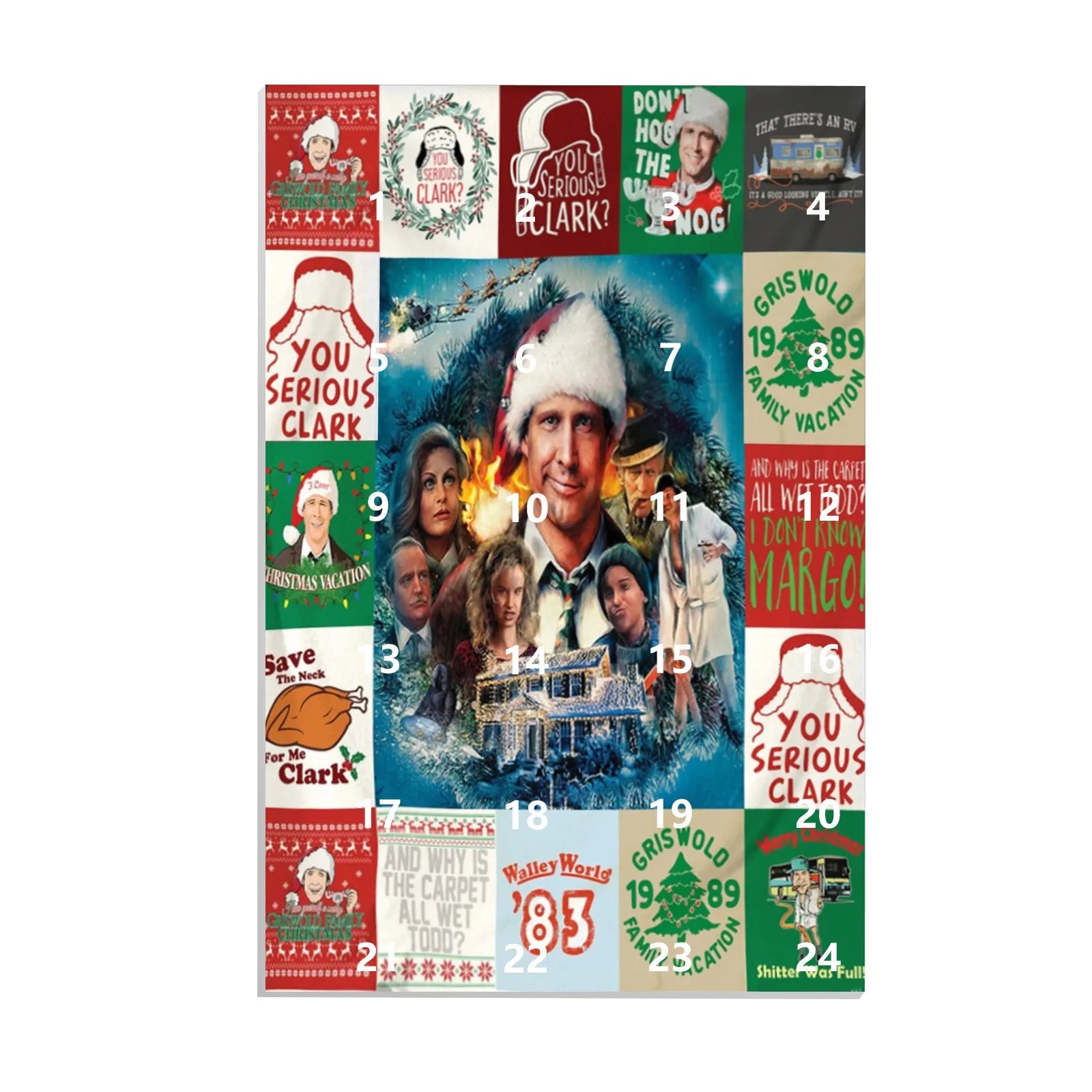 Christmas Advent Calendar 2024 Christmas Acrylic Decoration Countdown