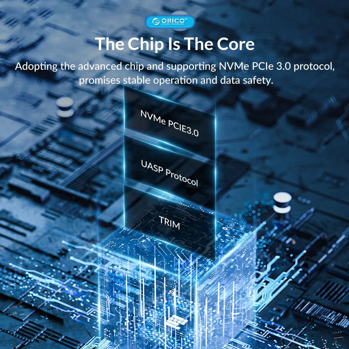 ORICO Upgraded Aluminum M.2 NVMe SSD Enclosure 10Gbps PCIe in USA.