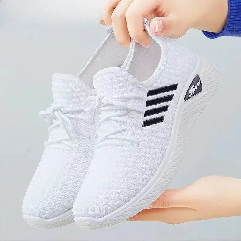 Fashionable Flying Woven Women's Running Shoes in USA