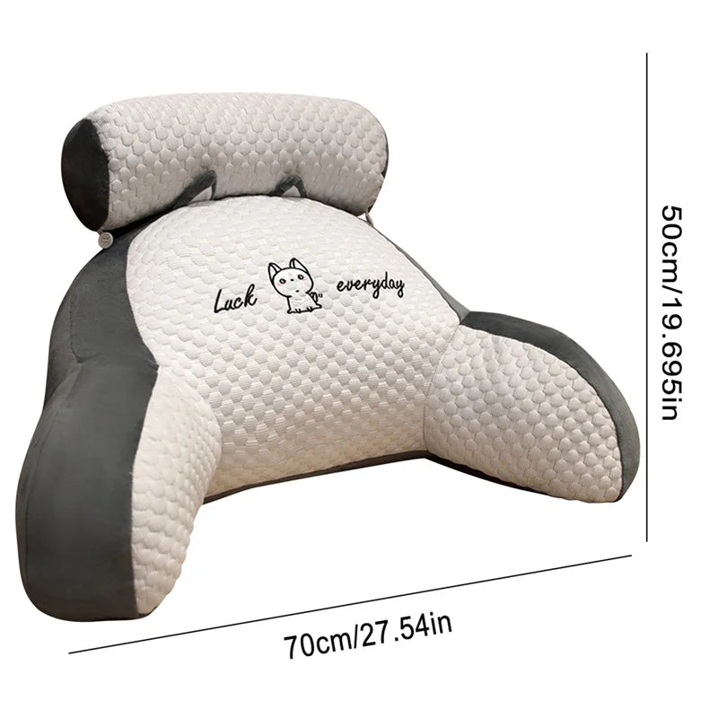 Triangular Reading Pillow Bedside Large Backrest Waist in USA.