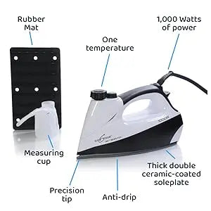 Iron Steamer for Clothes – Anti-Drip, Scratch Resistant IN USA.