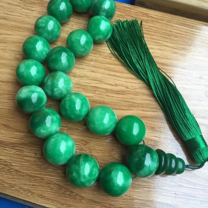 Natural Green Jade Beads Jasper Jadeite Jade Bracelet in USA.