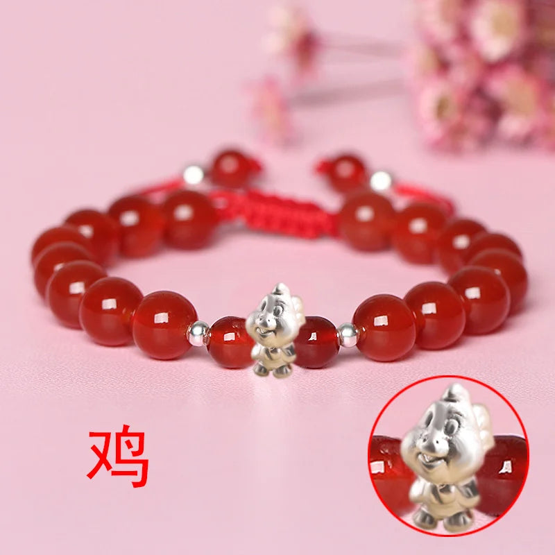 Sterling Silver Red Rope for Women and Men Korean Version in USA.