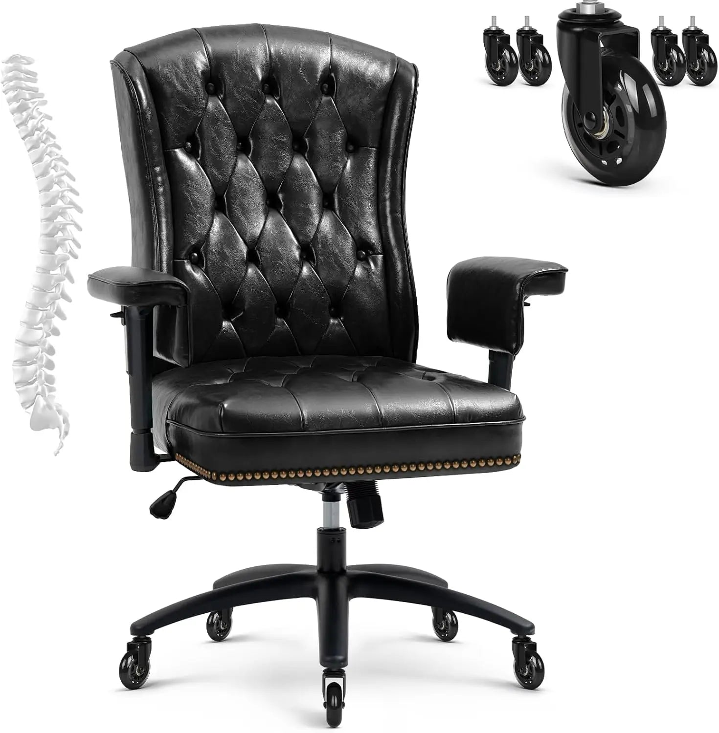 YAMASORO Ergonomic Executive Office Chair with Height-Adjustable in USA.