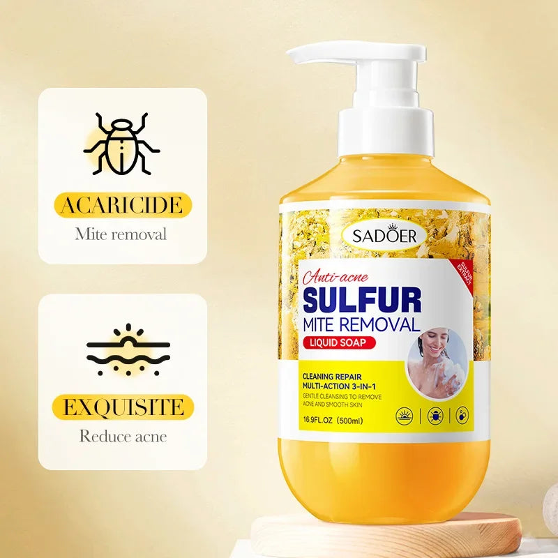 Deep Cleansing Sulfur Mite Removal Body Wash in USA