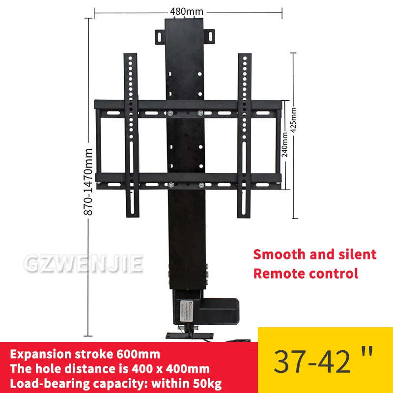 Motorized TV Lift for TVs Height Adjustable TV Stand in USA.