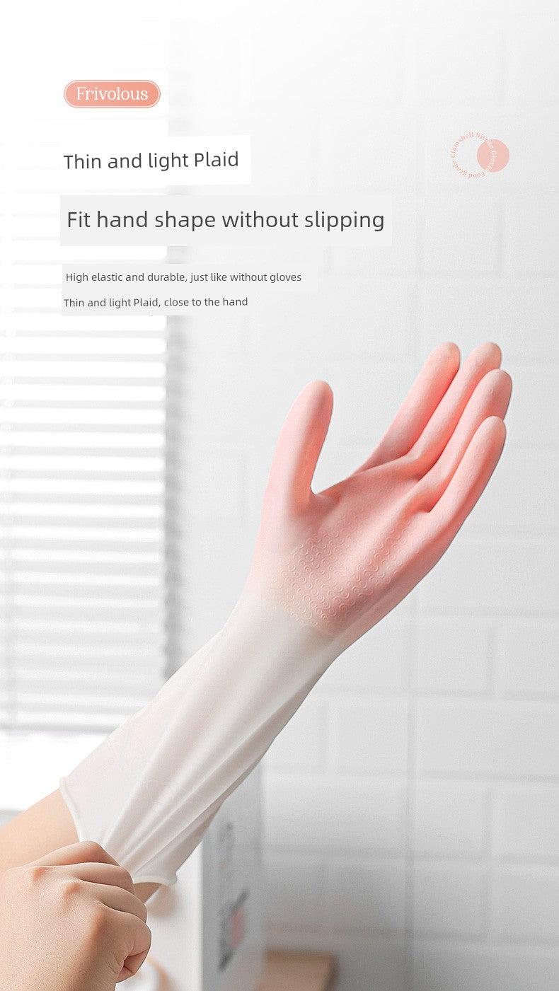 Household Kitchen Clean Abrasion Resistant Dishwashing Gloves in USA.