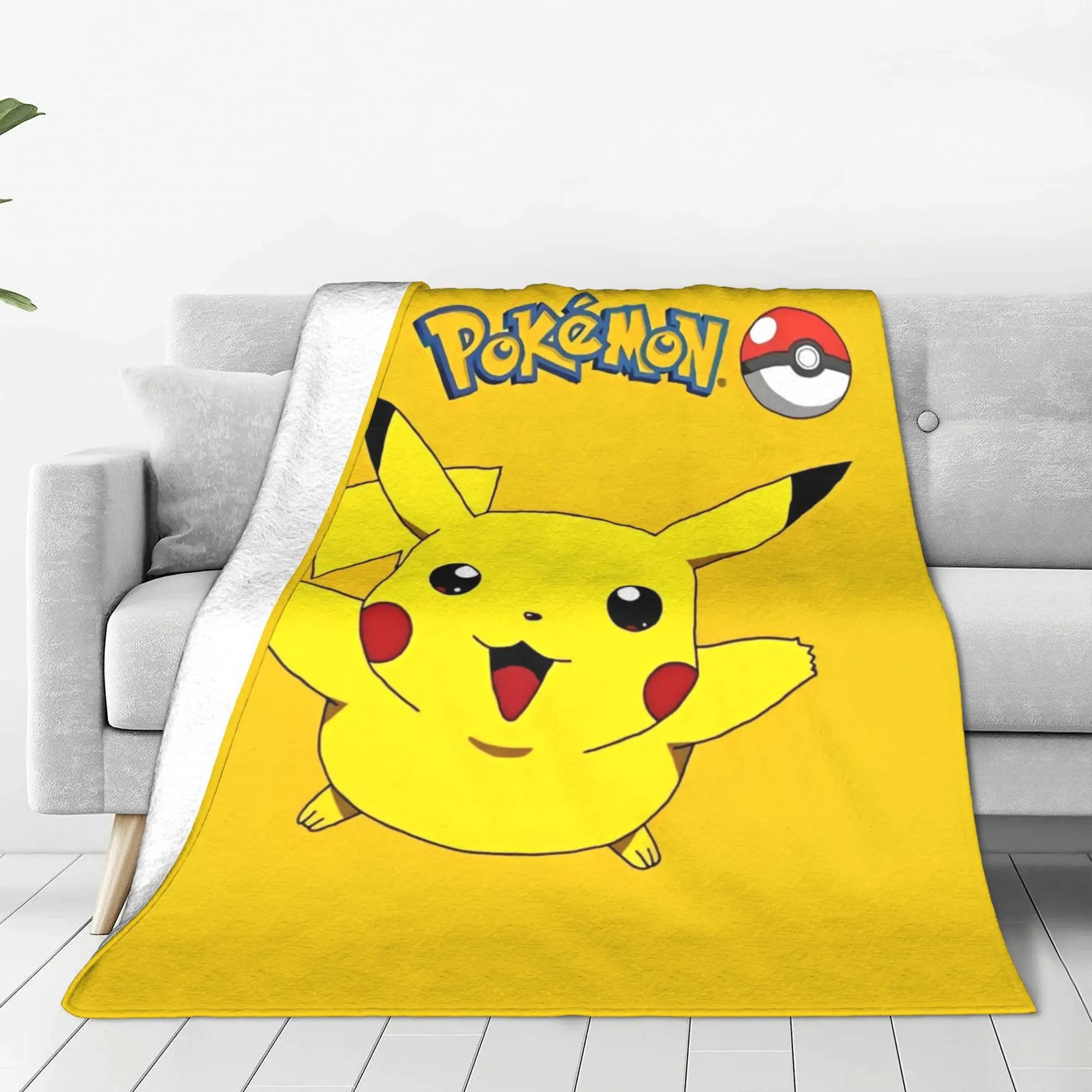 Pokemon Characters Pikachu Blanket Multiple Sizes in USA.