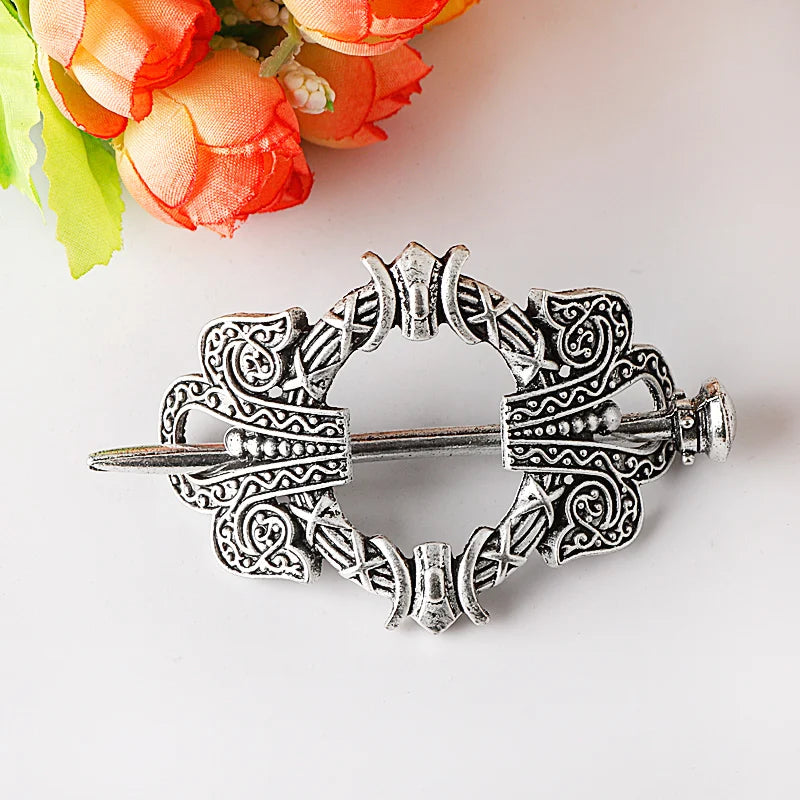 Viking Hairpin Celtics Knots Crown Vintage Metal Hair Stick Runes in USA