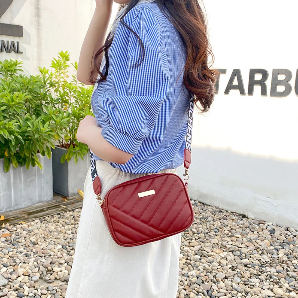 High Quality PU Shoulder Bags Woman's Handbag Simple in USA