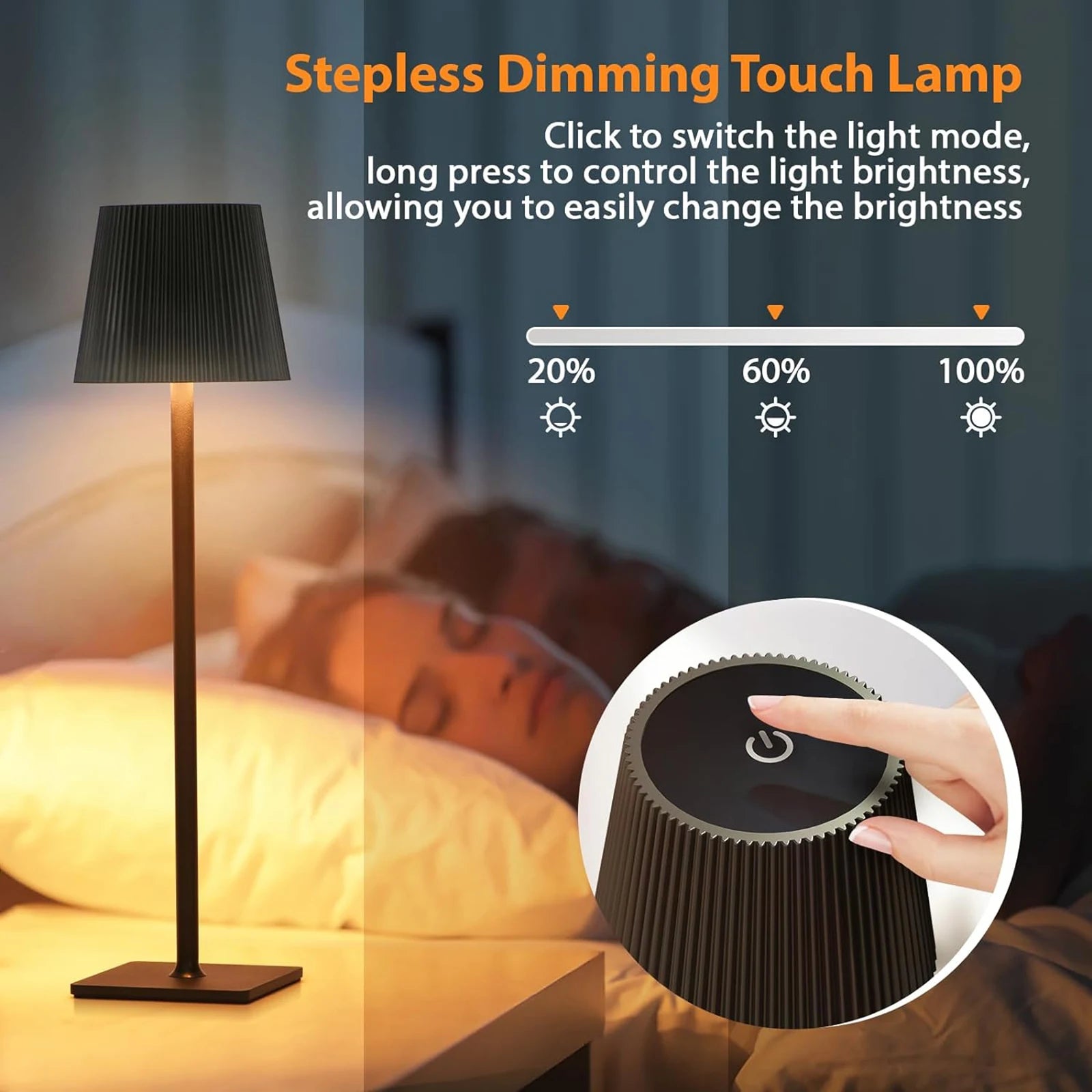 Packs LED Table Lamp Modern LED Desk Lamp Touch Control in USA.