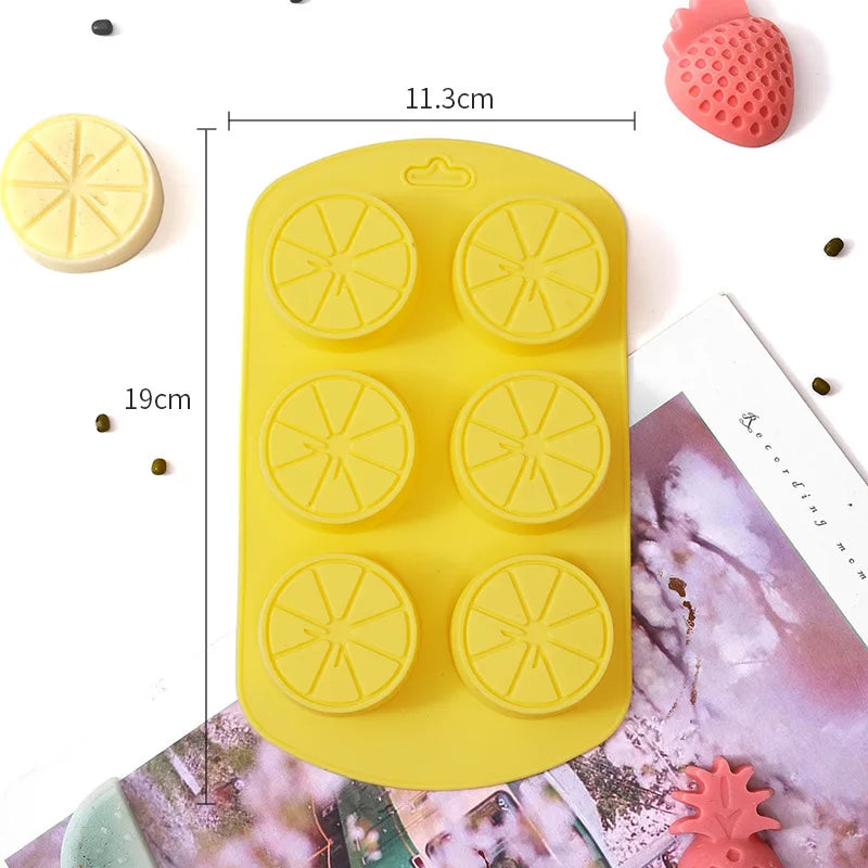 Cute Mini Fruit Silicone Mold Gummy Chocolate Ice Cube in USA