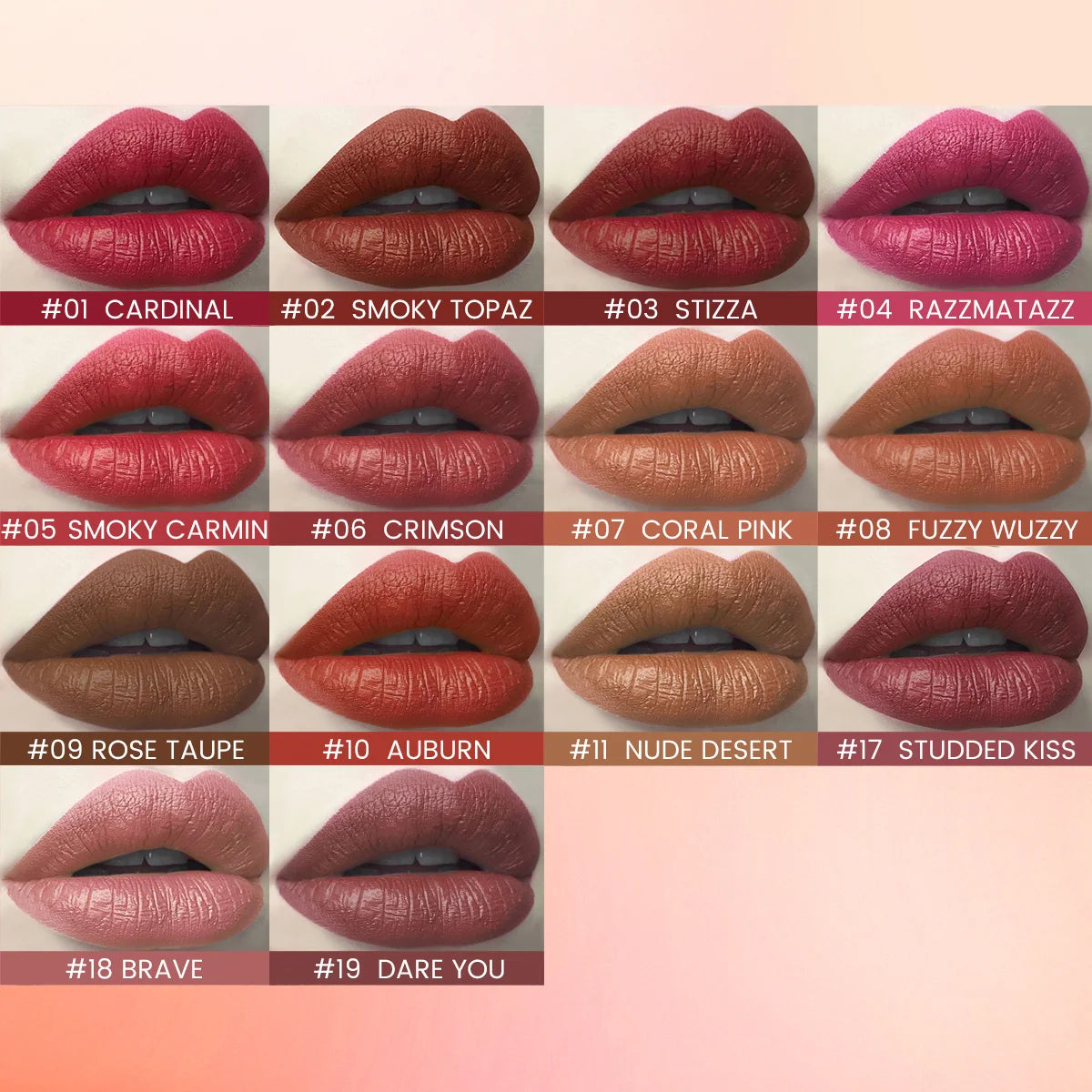 FOCALLURE Colors Matte Lipstick Long Lasting Waterproof Sexy in USA