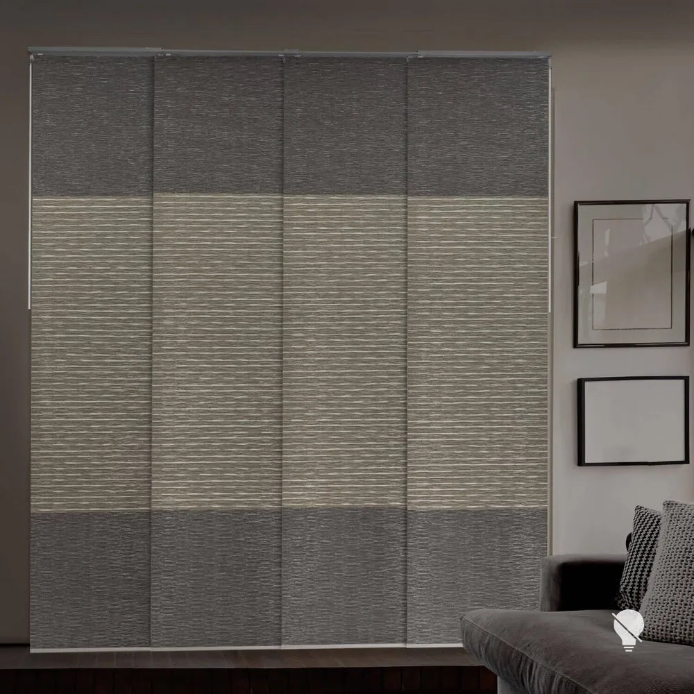 GoDear Design Blackout Adjustable Vertical Blinds Extendable