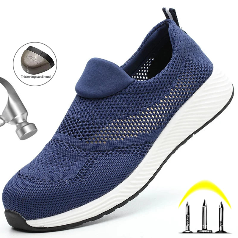 Summer Breathable Work Safety Shoes Men in USA