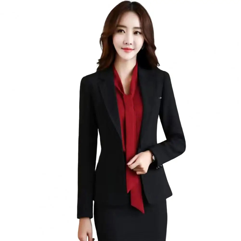 Slim Fit Korean Suit Coat Women Blazer Streetwear in USA