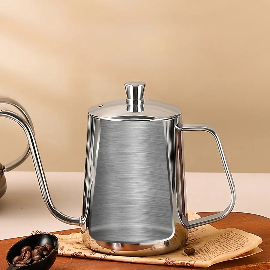 Stainless Hand Drip Coffee Hot Water Pot Gooseneck Kettle in USA.