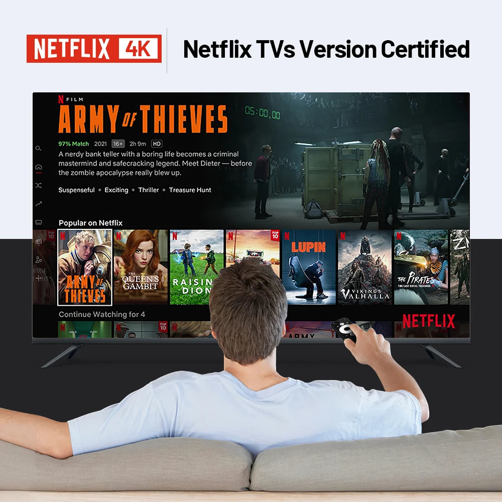 Ultra HD Google Certified Dolby Vision Streaming Media IN USA.