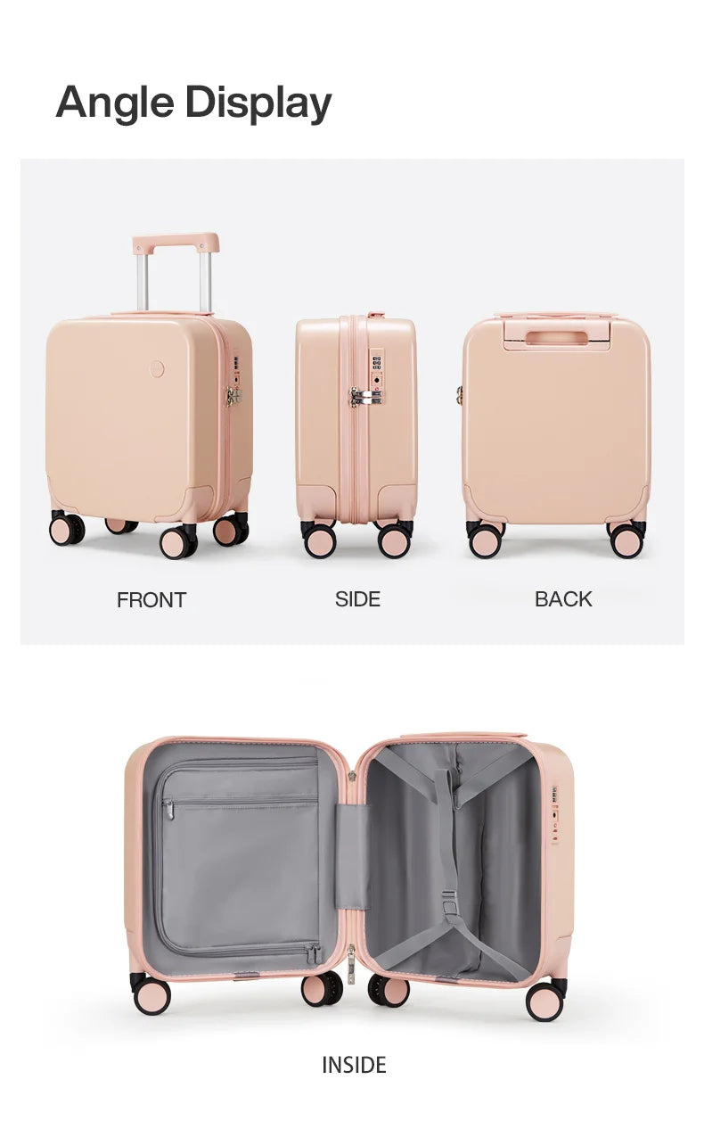 Travel Luggage Rolling Wheel Hardside Women Suitcase Men in USA