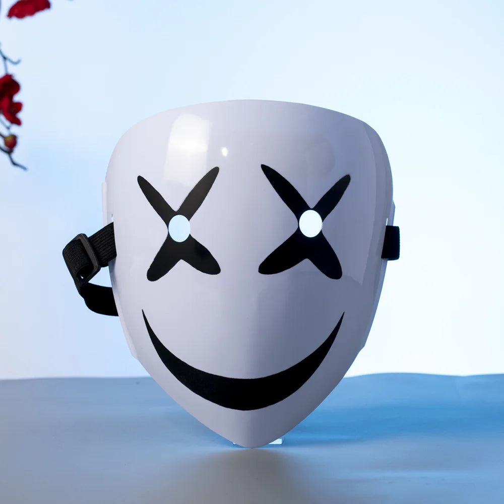 Black Bullet PVC Leech Smile Mask Disguised As Ghost Face in USA