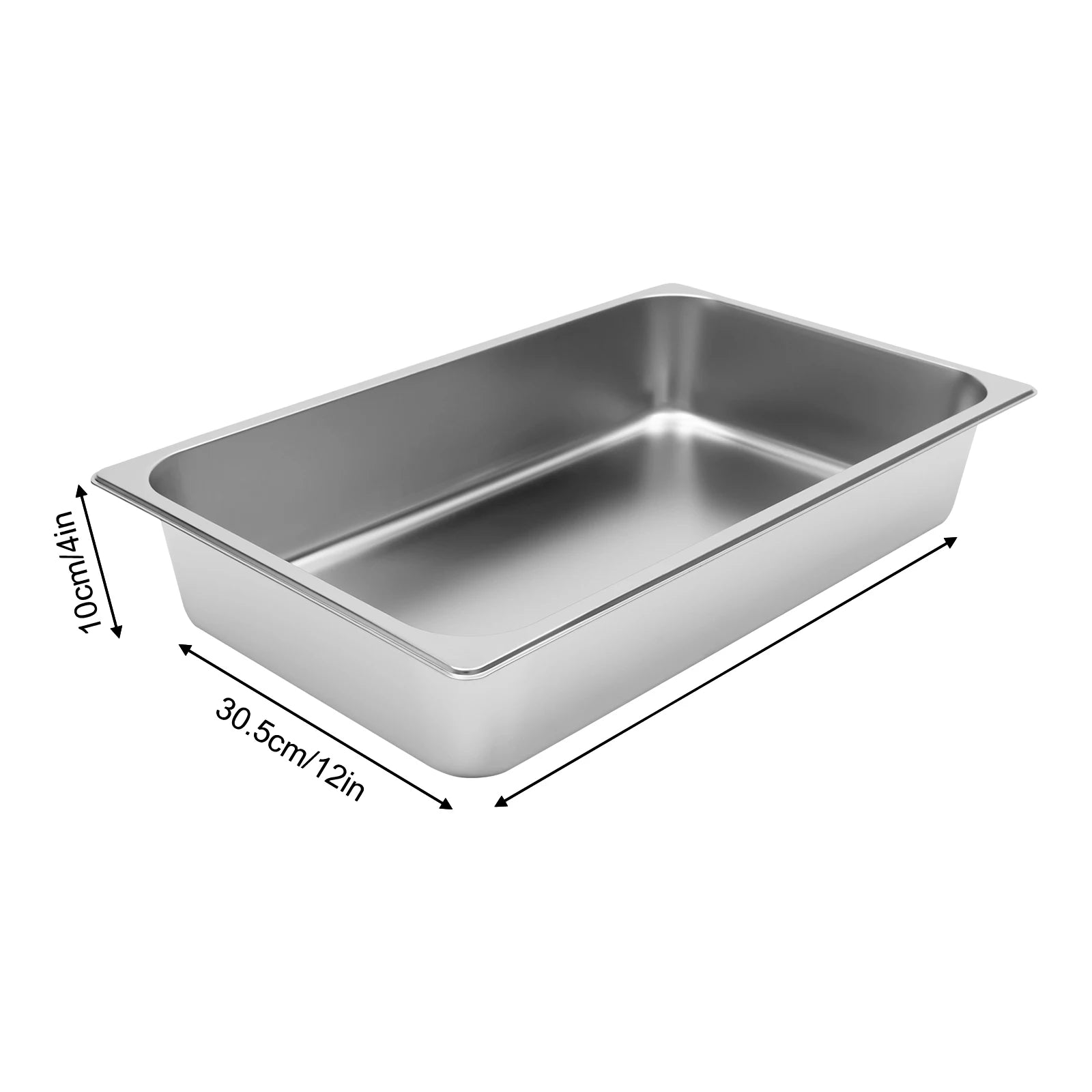 Pack Hotel Pans Commercial Steam Table Pan Stainless Steel