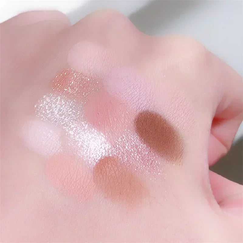 Love Heart Pink Eyeshadow Palette Natural Cool Tone in USA