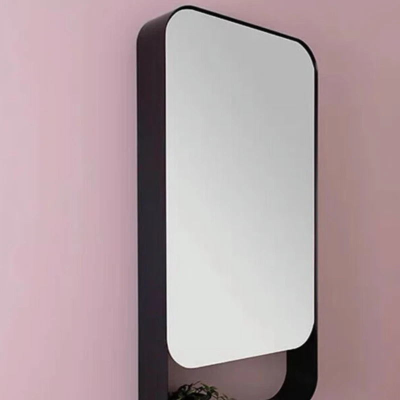 Mirror Drawer Bathroom Moon Led Light Half Dressing Storage in USA.