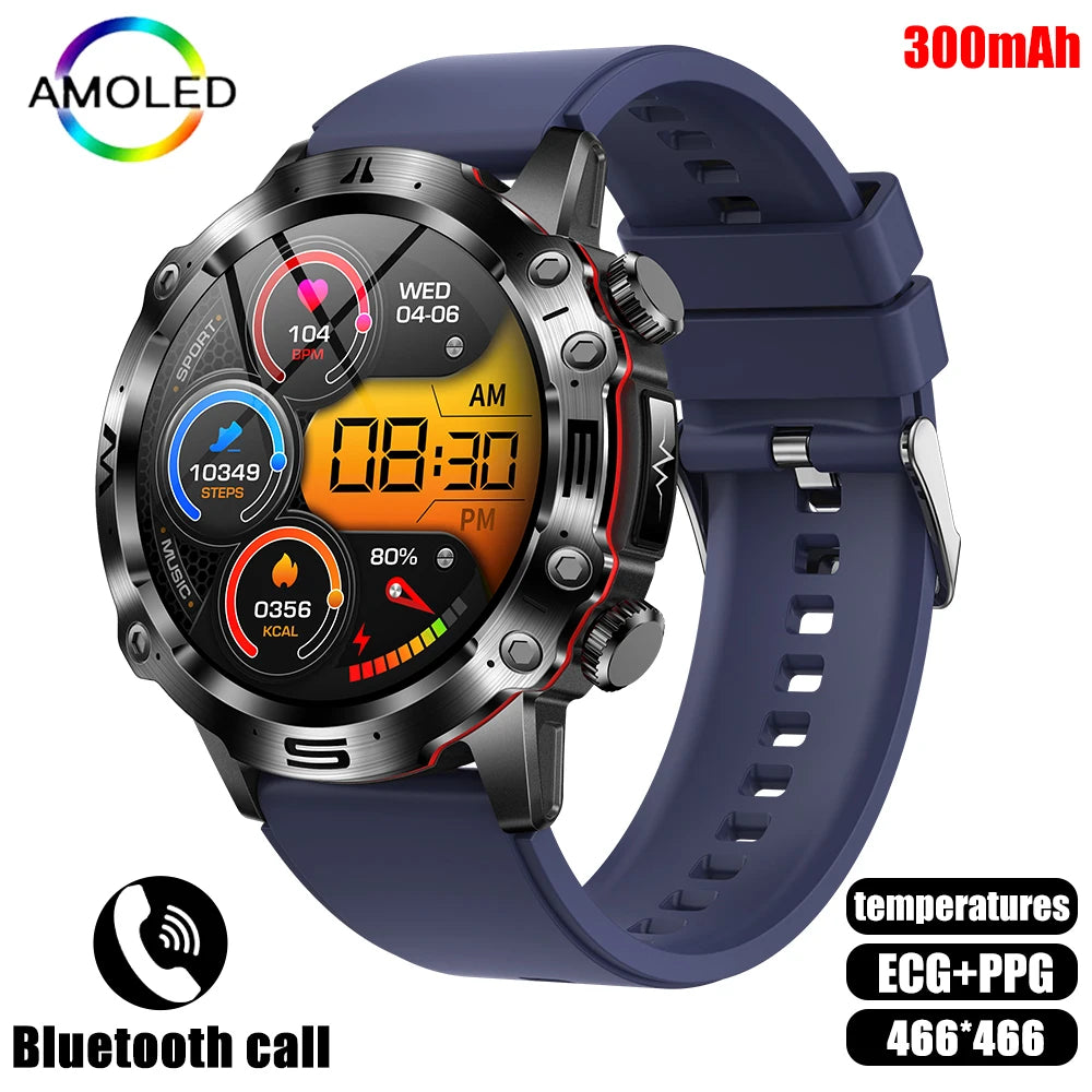 Bluetooth Call Smart Watch Men Health Blood Pressure IN USA.