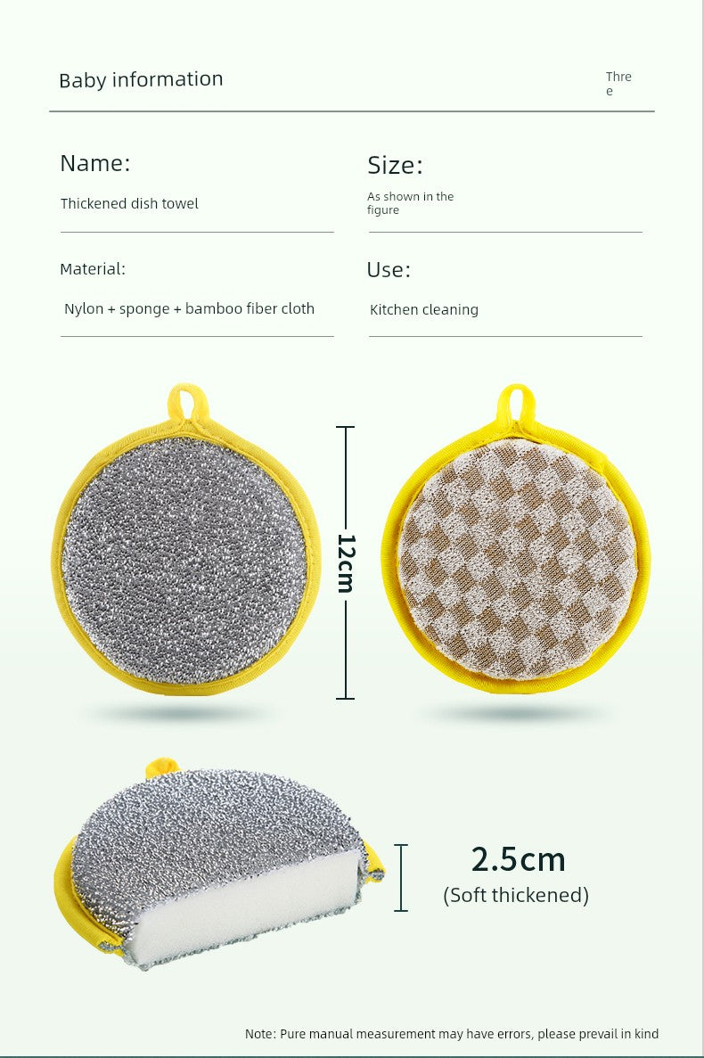 Sponge Wipe Dishcloth Scouring Pad Thickened Sponge in USA.