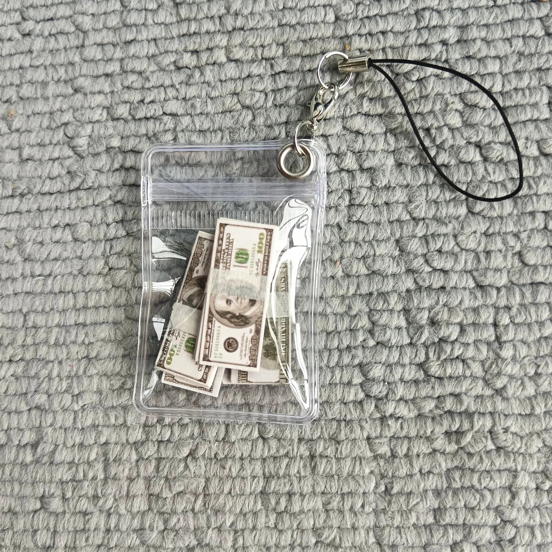 Unique Handmade Mini Money Bag Keychain Perfect Gift in USA