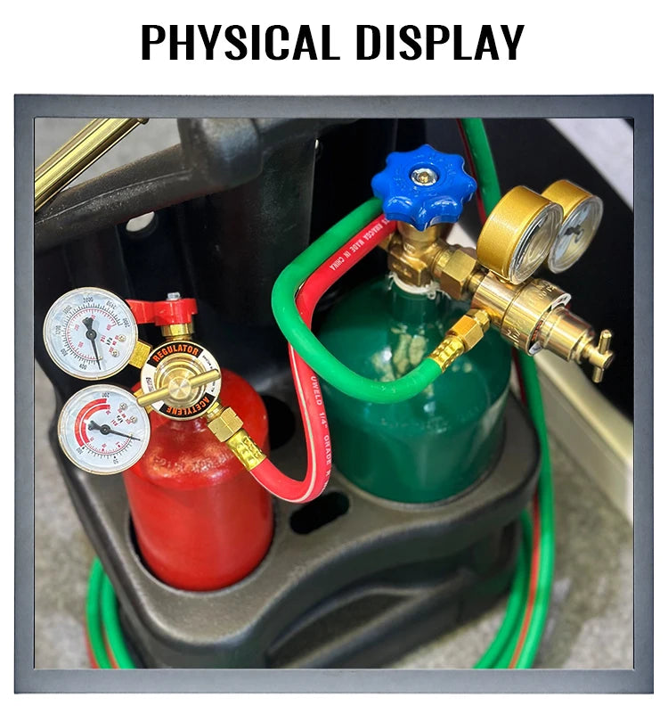 Torch Kit Cutting Portable Oxygen Acetylene Cylinder IN USA.