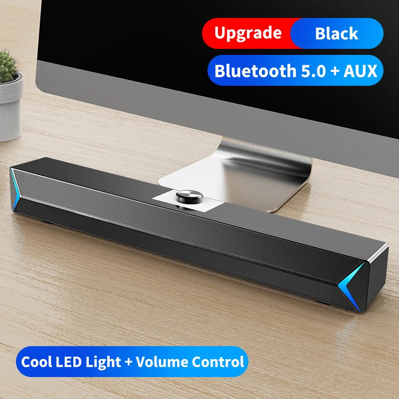 TV Sound Bar Computer Speakers AUX USB Wired Wireless in USA.