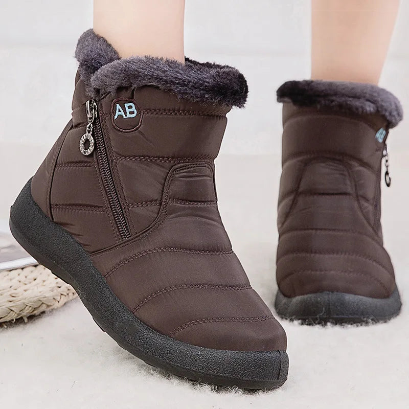 Women's Boots Women's Winter Boots Fur Winter Shoes For Women Ankle Bo