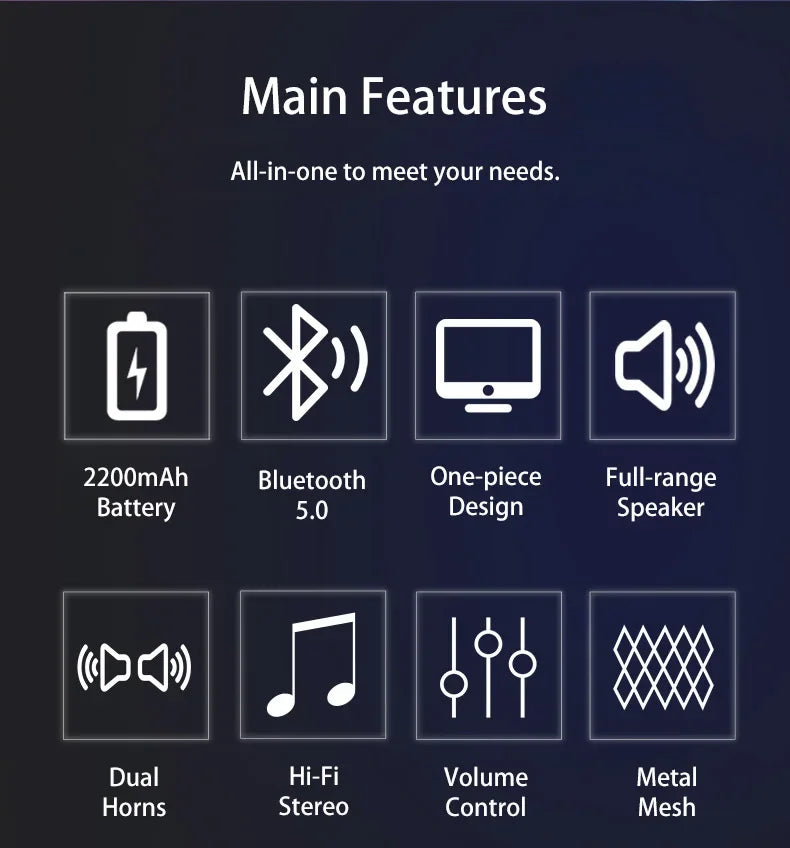 TV Sound Bar Computer Speakers AUX USB Wired Wireless in USA.