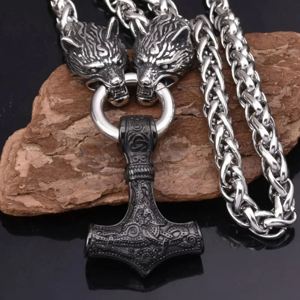 Fashionable Exquisite New Retro Nordic Viking Hammer Pendant in USA